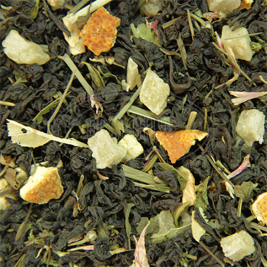 Черный чай ароматизированный Османтус "Тимьян-Мелисса", 100 грамм