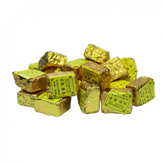Жовтий чай Османтус "Кубик", 100 грам