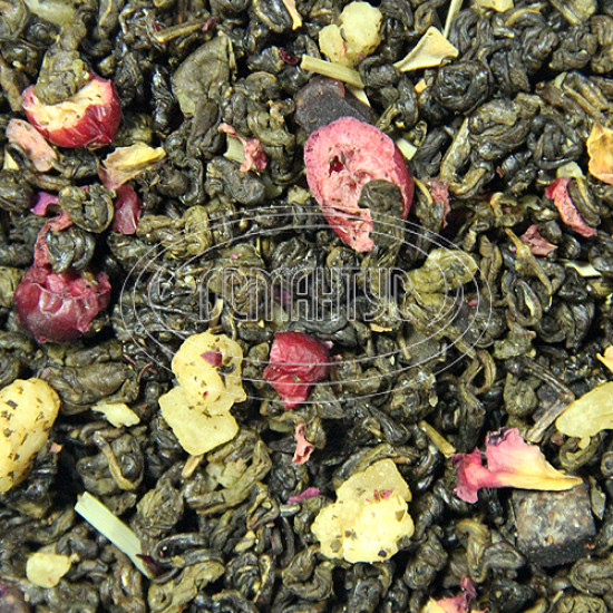 Зелений чай ароматизований Османтус "Аромати Ямайки", 100 грам