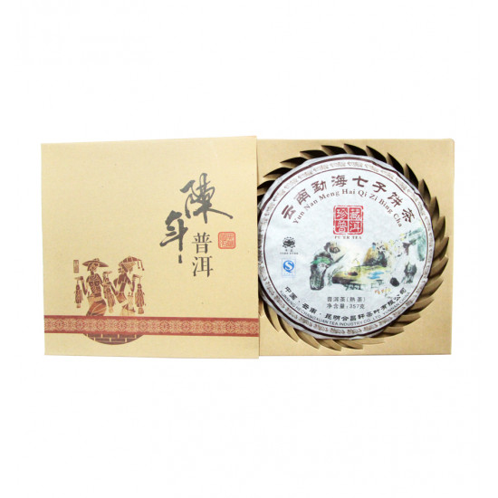 Чай пуэр прессованный Османтус "Бинг-ча Шу, 370 грамм