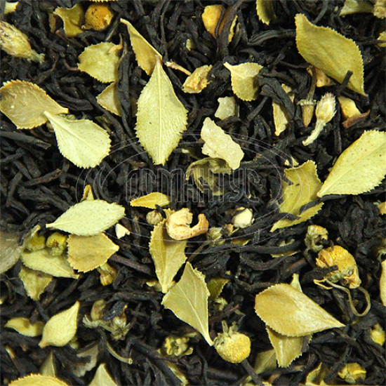 Чорний чай ароматизований Османтус "Буху-чай (чистий тонус)", 100 грам