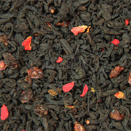 Чорний чай ароматизований Османтус "Барбарис", 100 грам