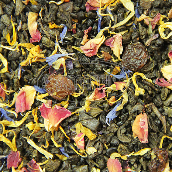 Зелений чай ароматизований Османтус "Весняна квітка", 100 грам