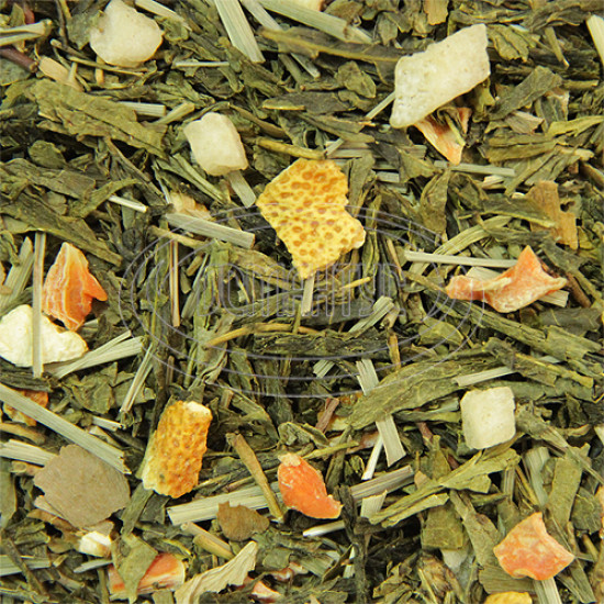 Зеленый чай ароматизированный Османтус "Гинго чай", 100 грамм