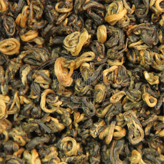 Черный чай элитный Османтус "Золотая улитка", 100 грамм
