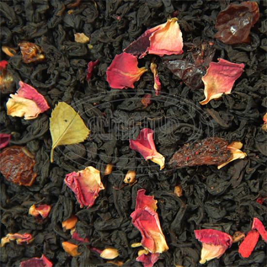 Черный чай ароматизированный Османтус "Малиновый", 100 грамм