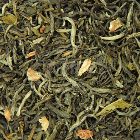 Зелений чай елітний Османтус "Рецепт Мао" з жасмином, 100 грам