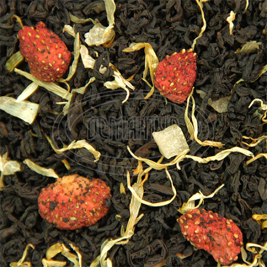 Черный чай ароматизированный Османтус "Черный принц", 100 грамм