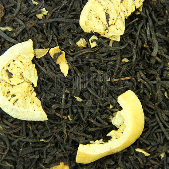 Черный чай ароматизированный Османтус "Лимонный пирог", 100 грамм