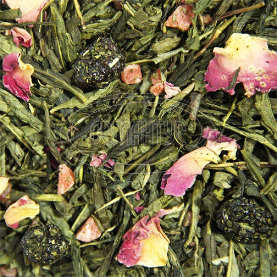 Зелений чай ароматизований Османтус "Марципан", 100 грам