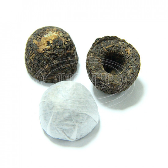 Чай пуэр с хризантемой Османтус "Чаша жизни", 100 грамм