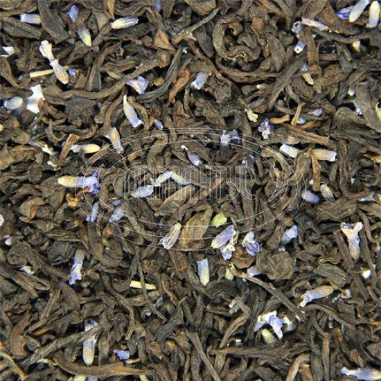 Чай пуэр Османтус с лавандой, 100 грамм