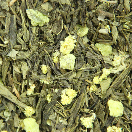 Зелений чай ароматизований Османтус "Солодкий Памело", 100 грам