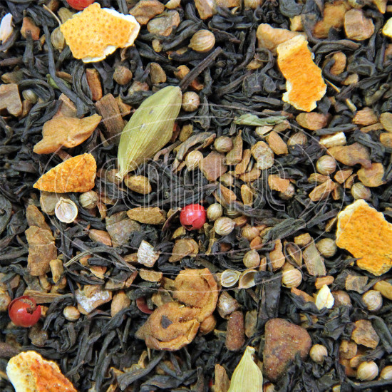 Черный чай ароматизированный Османтус "Везувий", 100 грамм