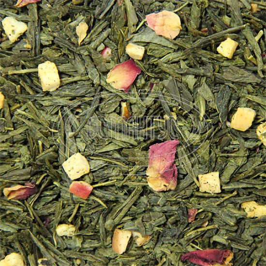 Зеленый чай ароматизированный Османтус "Яблочный пирог", 100 грамм