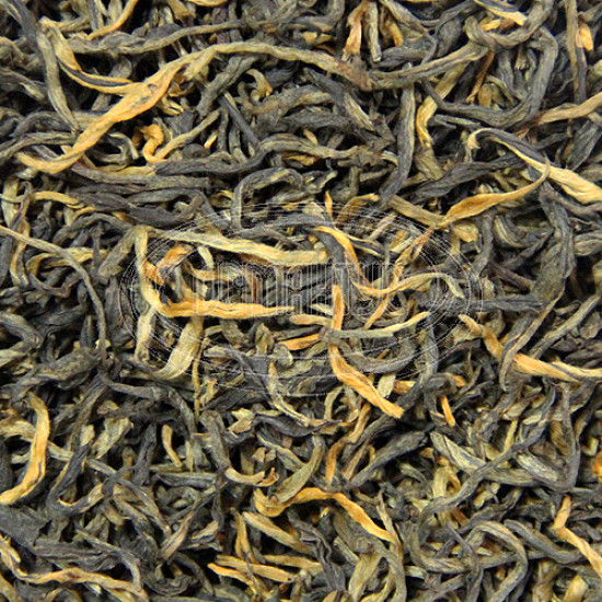 Черный чай элитный Османтус "Золотой Мао Фенг (Старая слива)", 100 грамм